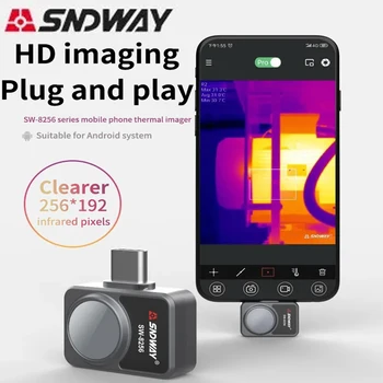 SNDWAY SW-8256 Infrared Imager 256X192 piksela Mobilni USB Imager tpy-C Sučelje za Android