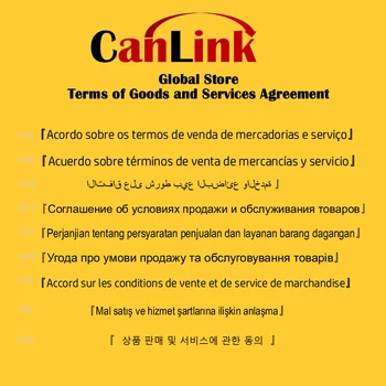 Sporazum o izricanju uvjetima prodaje robe i usluga svih roba CANLink Global Store