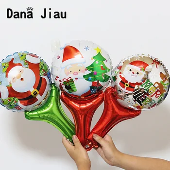 Sretan Božić nakit ručne štapom balon sretna Nova godina dječji dar večernje DIY balon dječak Djed Mraz snjegović елочный loptu