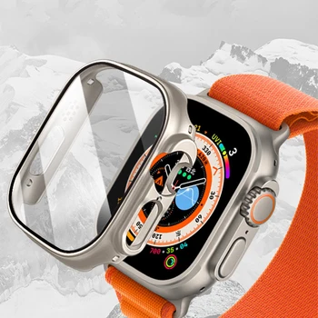 Staklo + Torbica Za Apple Watch case 49 mm smartwatch PC Zaštitna Folija Za Ekran Branik, Bezolovni torbica iwatch serije Ultra Pribor