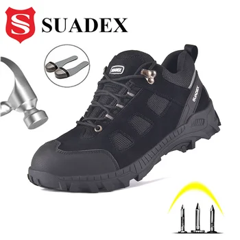 SUADEX/ Zaštitne Cipele, Muške Radne Cipele, Cipele Sa Čeličnim Vrhom, Zaštićen Od Probijanja, Zaštitne Cipele, Prozračna Radna Obuća Za Muškarce