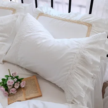 Super luksuzna jastučnicu s рюшами, cvjetne čipke design jastučnicu za tijelo, bijela jastučnicu za dom dekor, dizajn jastučnicu, jastučnica