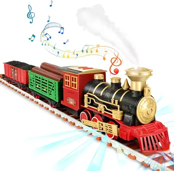 Svjetla I Zvukova Klasicni Parni, Električni Vlak Skup Željezničkih Tračnica Igračke Vlak Darove, Igračke Za Djecu rođendanski Poklon za Djecu