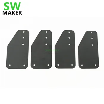 SWMAKER 4 kom./lot X-izrezbariti vam CNC glodalice dio čelične osi Y donja ploča MakerSlide Završetak ploče Za X-izrezbariti vam