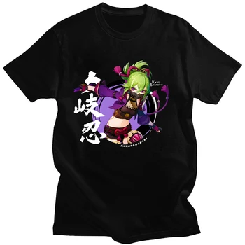 T-shirt Genshin Impact Kuki Shinobu, Godišnja Ženska/muška majica Kratkih Rukava, 100% Pamuk, Prevelike Majice s Likovima iz Crtića za Djevojčice