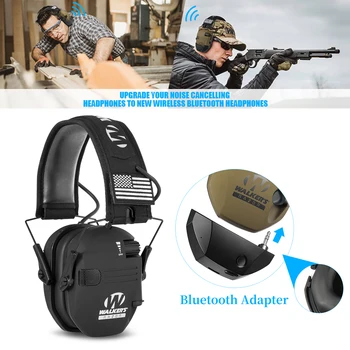 Taktička Slušalice sa Bluetooth Adapterom Zaštita Sluha Uši 23 db Kvačila Vojne Slušalice Za Gađanje Lov Buke