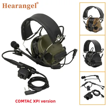Taktička Slušalice XPI IPSC Verzija Bez Mikrofona, Y-kabel Komplet za PELTOR COMTAC IPSC Slušalice Buke Pucanje Airsoft Гелевые Slušalice