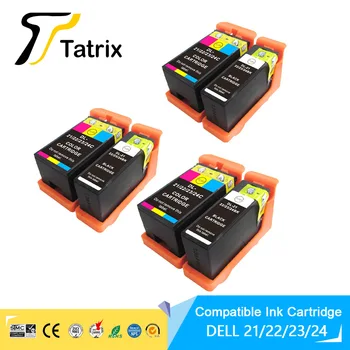 Tatrix za DELL 21 22 23 24 Ink Cartridge DL21 tinta je Kompatibilan Za DELL V313 V313W V515W P513W P713W V715W Pisač