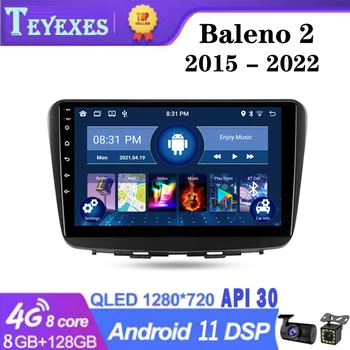 TEYEXES Carradio Za Suzuki Baleno 2 2015-2022 Auto Radio stereo Media Player Navigacija GPS Android 11 2 Din 2din