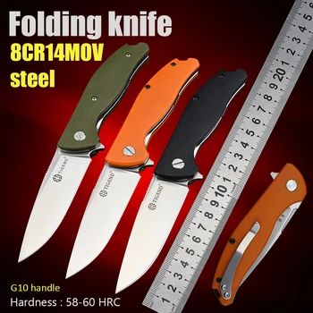 TIGEND noževi džepni nož nož na sklapanje 8Cr14MoV G10 ručka kuglični ležaj taktički nož za preživljavanje