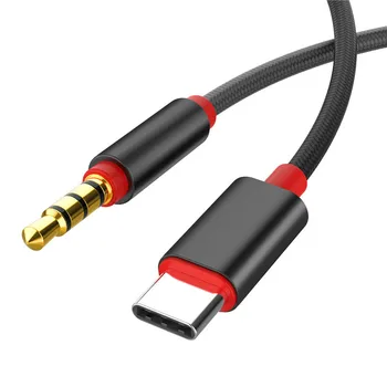 Tip C Priključak od 3,5 mm Priključak za Automobil AUX Audio Kabel USB 3,1 Type-C, USB-C do 3,5 mm AUX Audio Priključak za slušalice