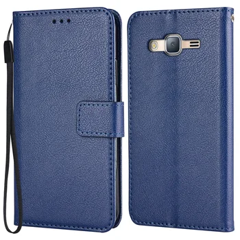 Torbica-novčanik za Samsung Galaxy J3 2016 J320 J320F SM-320F Kožna torbica-stalak s pretincima za kartice Torbica-knjižica s ručni užetom