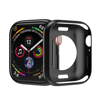 Torbica-torbica za Apple Watch 6 / se/5/4/3/2 40 mm 44 mm, otporan na ogrebotine mekana silikonska torbica zaštitnik Za iWatch 6 se 5 4 3 2 42 mm 38 mm