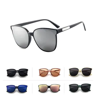Trendy Sunčane Naočale Gospodo Berba Četvrtaste Plastične Rimless Prevelike Dizajnerske Sunčane Naočale UV400 Leće Retro Naočale za Žene