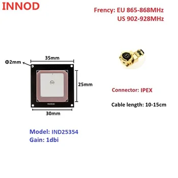 UHF RFID 1dbi Keramičke Mikro Antena Mali RFID Antena SMA / IPEX Sučelje Dodatni modul čitača za uzorke oznake