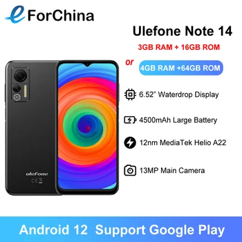 Ulefone Note 14 Android 12 Smartphone 6,52 