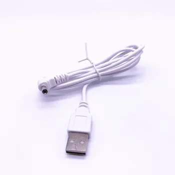 USB A na DC 3,5 mm / 1,35 mm 5 Voltni priključak dc Priključak za napajanje 100 cm, 3 noge Bijela / Crna