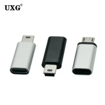 USB C na Mini USB Adapter Tip C Ženski na Mini Micro USB 5pin Priključak za GoPro MP3 Playeri Rekorderi Digitalni Fotoaparat GPS