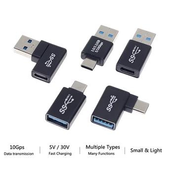 USB Type C Od muškaraca i Žena USB-A na USB-C OTG Priključak Adaptera USB 3.0 s USB C Kabel Mini Pretvarač za Laptop Tablet Telefona