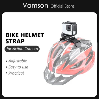 Vamson za Go Pro Podesiv Remen za biciklističke kacige Head Hero 11 10 9 8 7 Insta360 X3 ONE X2 za OSMO Action Xiaomi Yi VP201X