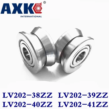 Vodilice valjkasti ležajevi Axk V Groove Lv202-38zz Lv202-39zz Lv202 /40 Zz Lv202-41zz Abec-5 prolaze kroz 10 mm/20 mm Promjer cilindra 15 mm