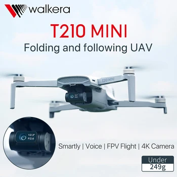 Walkera T210 MINI 4k Neradnik s Kamerom za Odrasle GPS Sklopivi Квадрокоптер Video FPV bespilotne letelice s Duže vrijeme leta Glasovno upravljanje
