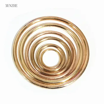 XUNZHE 10 kom. Bešavne Metalne brtveni prsten (15-60) mm sa zlatnim premazom ruksak Ovratnik Zavoj, prsten, torba Rezervni Dijelovi i Pribor