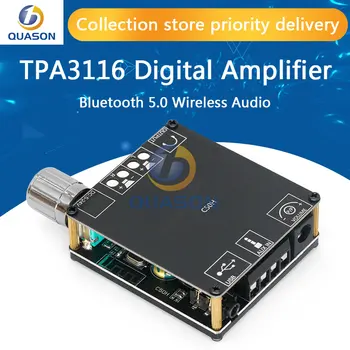 XY-C50H Bluetooth 5,0 Bežični Audio TPA3116 Digitalno pojačalo snage Stereo naknada 50Wx2 Bluetooth Pojačalo Amplificador 3,5 MM USB APLIKACIJA