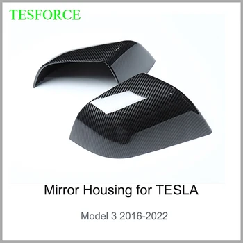 Za Model Tesla 3 2016-2022 Poklopac Retrovizora Auto Vanjski Pribor ABS 2 kom. retrovizor retrovizor Zamjena Kućišta