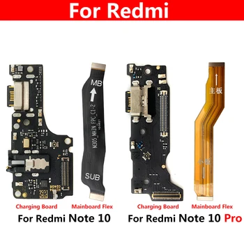 Za Redmi Note 10 Pro USB priključne stanice Za Punjenje Priključak Priključak Priključak Naknade za Punjenje Fleksibilan Kabel Mianboard Felx
