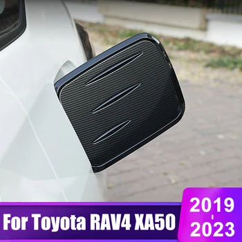 Za Toyota RAV4 2019 2020 2021 2022 2023 RAV 4 XA50 Hibridni ABS ugljičnih vlakana Automobilski Spremnik Goriva Poklopac Maslačna Poklopac Završiti Naljepnica Pribor