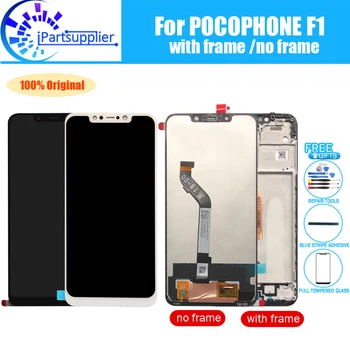 za Xiaomi POCOPHONE F1 LCD displej + touch screen 100% originalni muški LCD digitalizator Staklena ploča Zamjena za POCOPHONE F1.