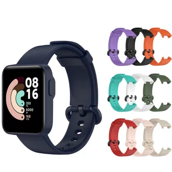 Zamjenjive Vodootporan Uzicom Za sati Xiaomi Mi Watch Lite/Redmi Watch SmartWatch Elastična Silikonska Solidne Remen Protiv pada
