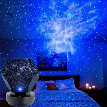 Zvjezdano Nebo noćno svjetlo USB Punjiva Nebeski Zvjezdani Lampa Svemir Dekor Projektor Astro Дропшиппинг Smještaj Nebo I0Z3