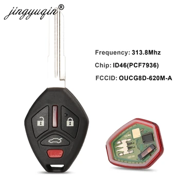 Čip-transponder jingyuqin ID46 za Mitsubishi OUCG8D-620M-A 313,8 Mhz za Mitsubishi Galant Eclipse 2007-2012