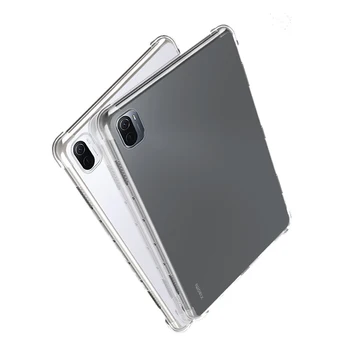 Šok-Dokaz Silikonska Torbica Za Xiaomi Mi Jastuk Mi Pad 5 Pro 11 2021 Torbica Za Tablet Fleksibilna Bistra Stražnji Poklopac + Kaljeno Staklo