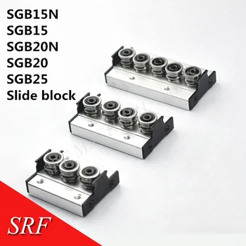Двухосный valjkasti linearni uvodni SGB15/SGR15N/ SGB20N/ SGB20/ SGB25 Klizna jedinica